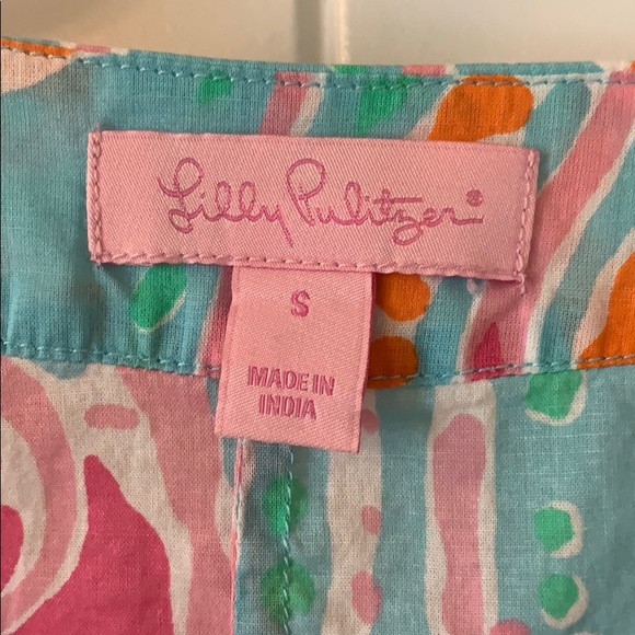 EUC Beaded Lilly Pulitzer Tunic- Jellies be Jammin - Picture 3 of 5